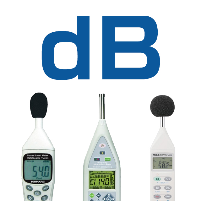 騒音の大きさを音圧レベルといい、dBで表現されます。