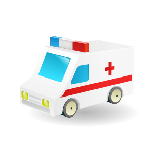 日本では、救急車到着まで平均7~8分