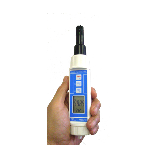 デジタル温湿度計 (露点温度・気圧計) PHB-318