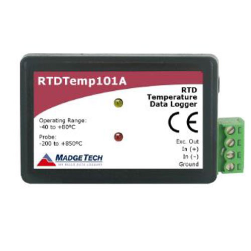 温度データロガー  (高精度、NIST校正証明書付) RTDTemp101A