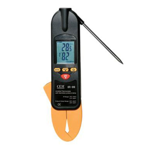 赤外線放射温度・中心温度・クランプ温度計 IR-99