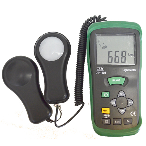 デジタル照度計 (国際照明委員会規格に準拠) DT-1308