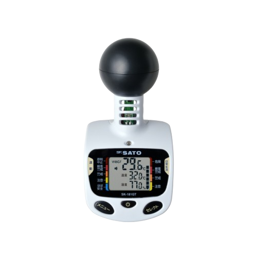 黒球型携帯熱中症計 SK-181GT