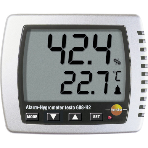 卓上式温湿度計（ＬＥＤアラーム付）                                                                                          testo 608-H2