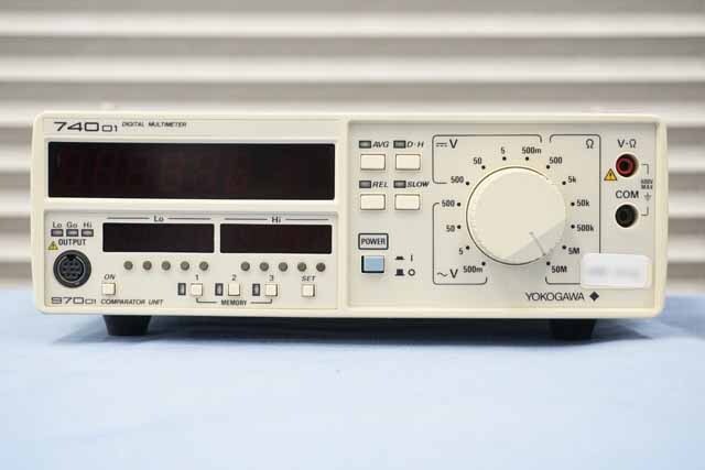 【中古品（保証あり）】横河計測　デジタルマルチメータ　740-01　(管理番号：UKK-00111) 740-01