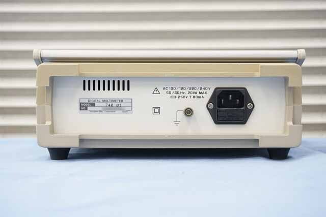 【中古品（保証あり）】横河計測　デジタルマルチメータ　740-01　(管理番号：UKK-00111) 740-01
