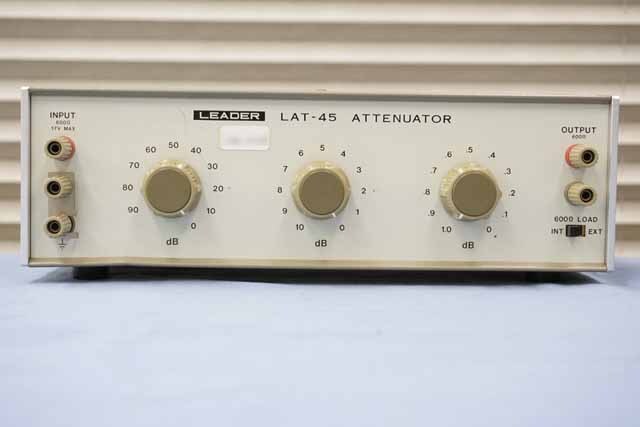 【中古品（保証あり）】リーダー電子　オーディオ用アッテネータ　LAT-45　(管理番号：UKK-00638) LAT-45