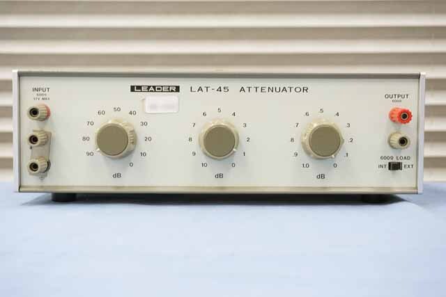 【中古品（保証あり）】リーダー電子　オーディオ用アッテネータ　LAT-45　(管理番号：UKK-00641) LAT-45