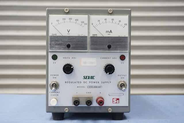 【中古品（保証あり）】昭和電子工業　直流安定化電源　CVC550-0.1　(管理番号：UKK-01303) CVC5500-0.1