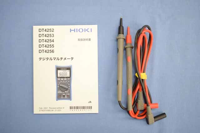 【中古品（保証あり）】日置電機　デジタルマルチメータ　DT4255　(管理番号：UKK-11674) DT4255