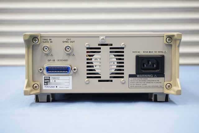 【中古品（保証あり）】横河電機　ファンクションジェネレータ　FG120(706012)　(管理番号：UKK-11871) FG120