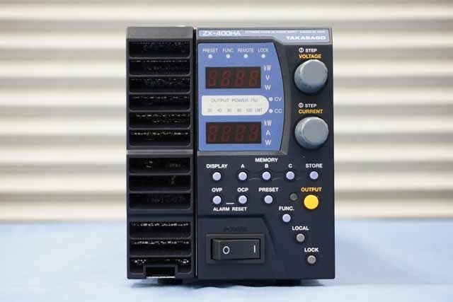 【中古品（保証あり）】高砂製作所　直流安定化電源　ZX-400HA　(管理番号：UKK-12049) ZX-400HA