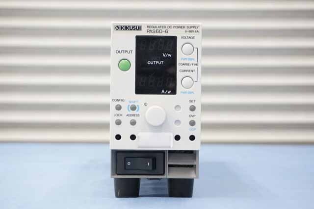 【中古品（保証あり）】菊水電子工業　直流安定化電源　PAS60-6  (管理番号：UKK-12141) PAS60-6