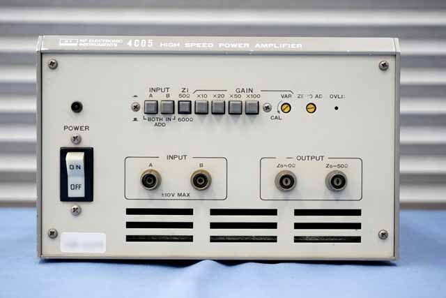 【中古品（保証あり）】エヌエフ回路設計ブロック　高速電力増幅器　4005　(管理番号：UKK-12154) 4005