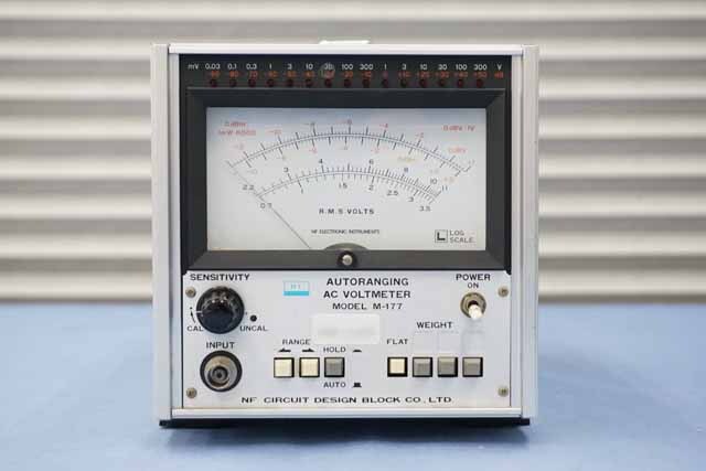 【中古品（保証あり）】エヌエフ回路設計ブロック　交流電圧計　M-177　(管理番号：UKK-12155) M-177