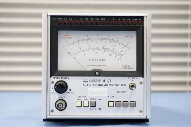 【中古品（保証あり）】エヌエフ回路設計ブロック　交流電圧計　M-177　(管理番号：UKK-12157) M-177