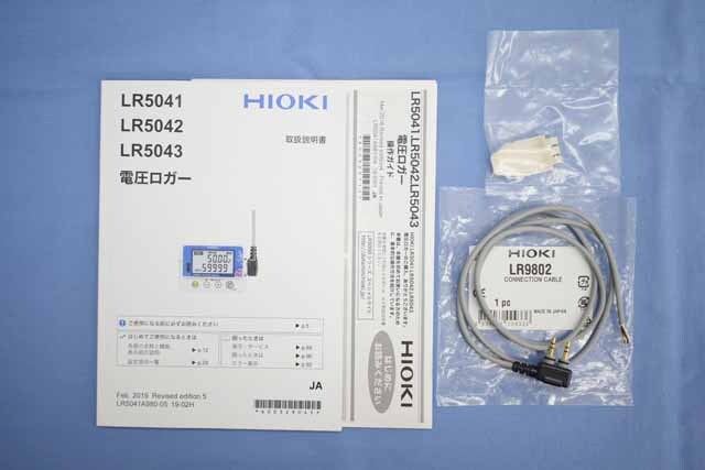 【中古品（保証あり）】日置電機　電圧ロガー(DC50V)　LR5043　(管理番号：UKK-12173) LR5043