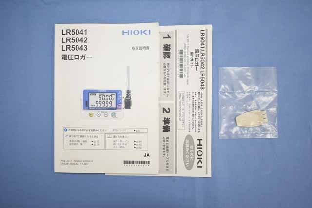 【中古品（保証あり）】日置電機　電圧ロガー(DC50V)　LR5043　(管理番号：UKK-12175) LR5043