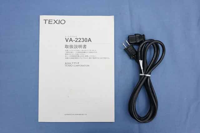 【中古品（保証あり）】テクシオ　オーディオアナライザ　VA-2230A　(管理番号：UKK-12227) VA-2230A