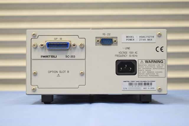 【中古品（保証あり）】岩崎通信機　デジタルマルチメータ　VOAC7521H　(管理番号：UKK-12243） VOAC7521H