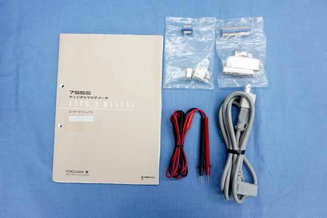 【中古品（保証あり）】横河電機　デジタルマルチメータ　7555-01　(管理番号：UKK-12271) Jan-55