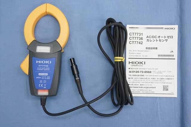 【中古品（保証あり）】日置電機　AC/DCクランプセンサ　CT7742　(管理番号：UKK-12336) CT7742
