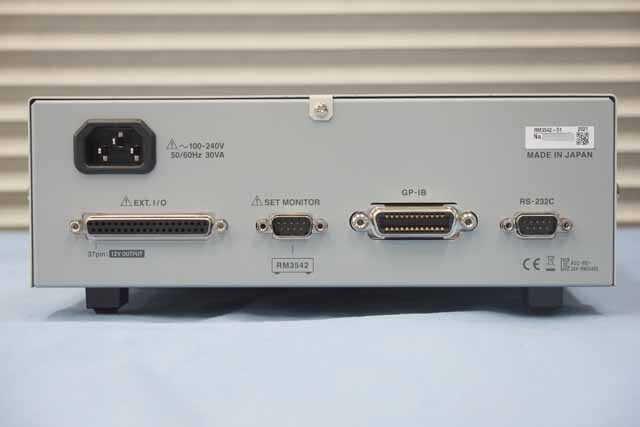 【中古品（保証あり）】日置電機　抵抗計　RM3542A (RM3542-51)　管理番号(UKK-12341） RM3542A (RM3542-51)