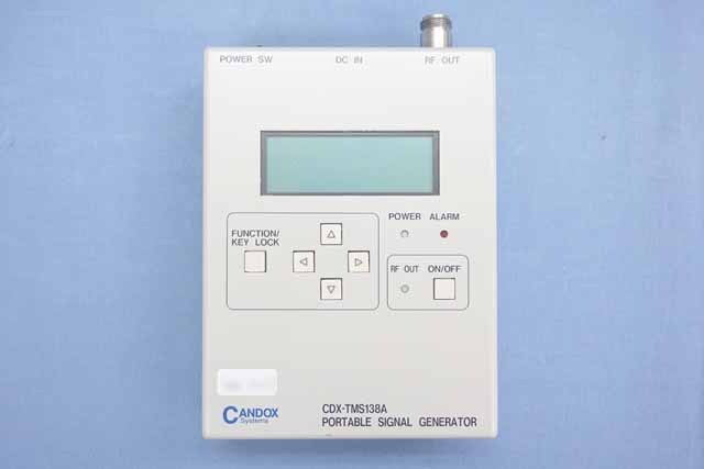 【中古品（保証あり）】キャンドックシステムズ　ポータブル信号発生器　CDX-TMS138A　(管理番号：UKK-12417) CDX-TMS138A