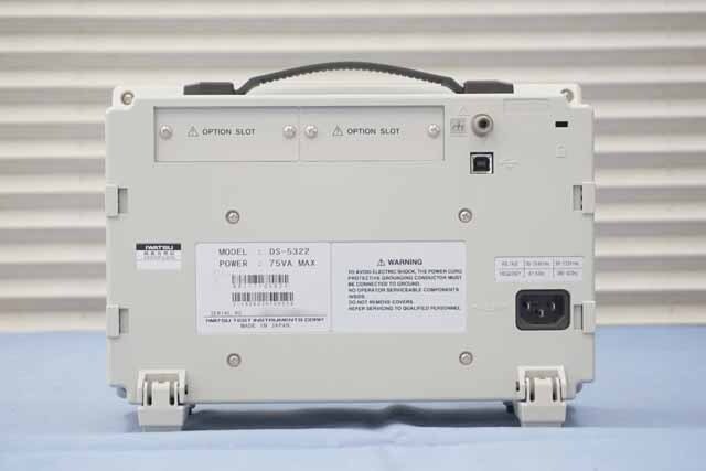 【中古品（保証あり）】岩崎通信機　デジタルオシロスコープ　DS-5322　(管理番号：UKK-12505） DS-5322